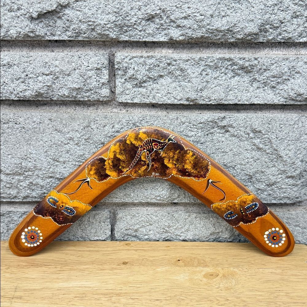 Handcrafted Australia Hand Painted Boomerang